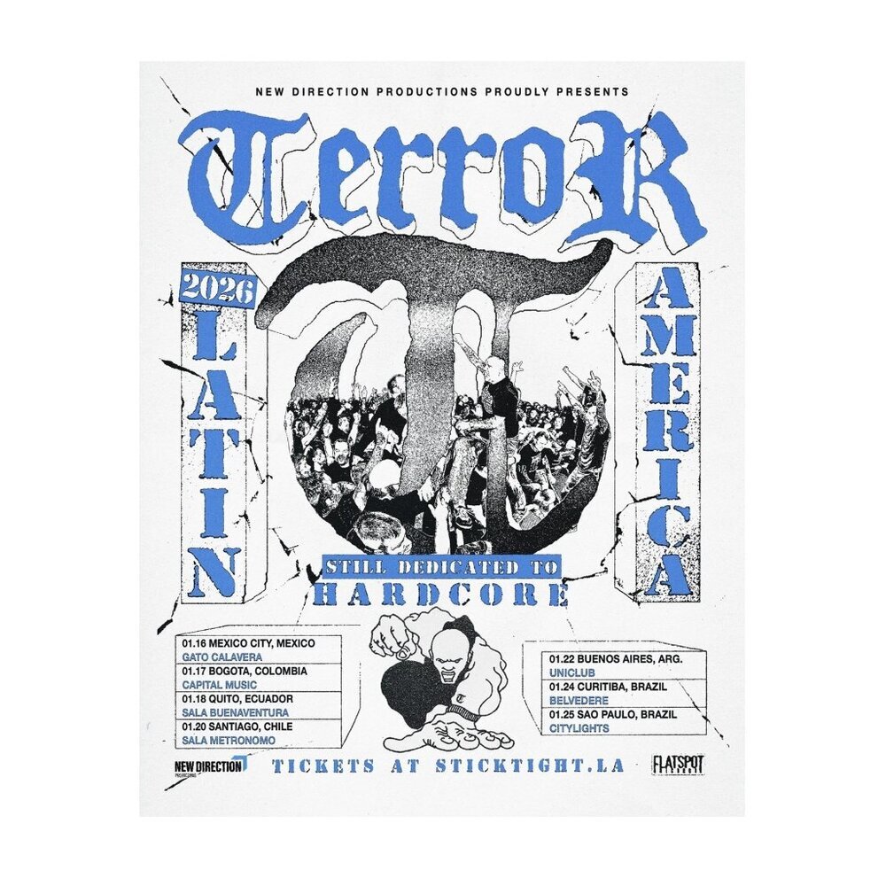 Terror Band Latin America 2026 Schedule Tour Dates Still Dedicated Poster 165